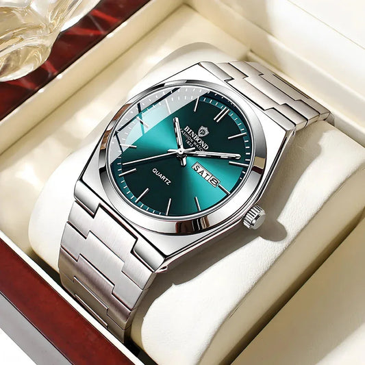 Relogio Binbond Gentleman Silver Watch